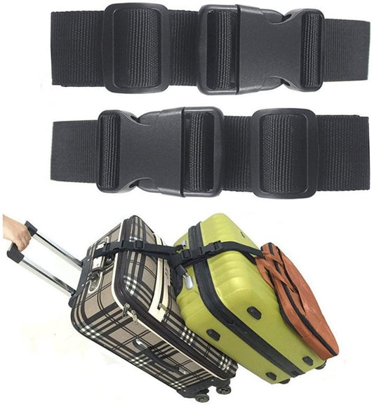 Bag Luggage Set Strap Travel Luggage Suitcase Adjustable Belt Travel Accessories Travel Attachment - Connect Your 3 luggages