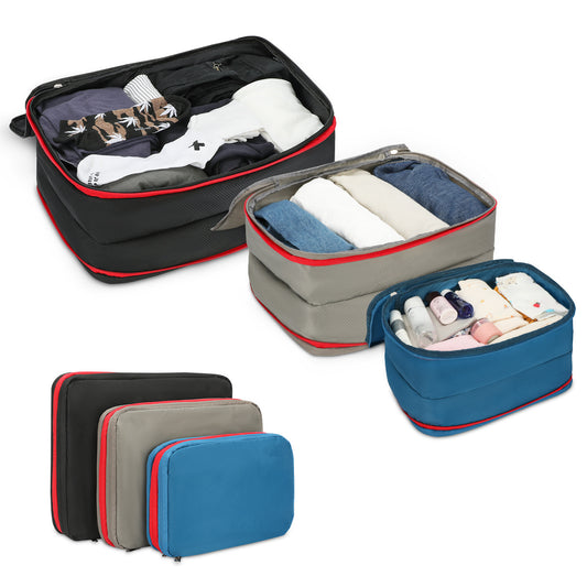 3 Set Packing Cubes for Suitcases, Packing Organizers for Travel Accessories